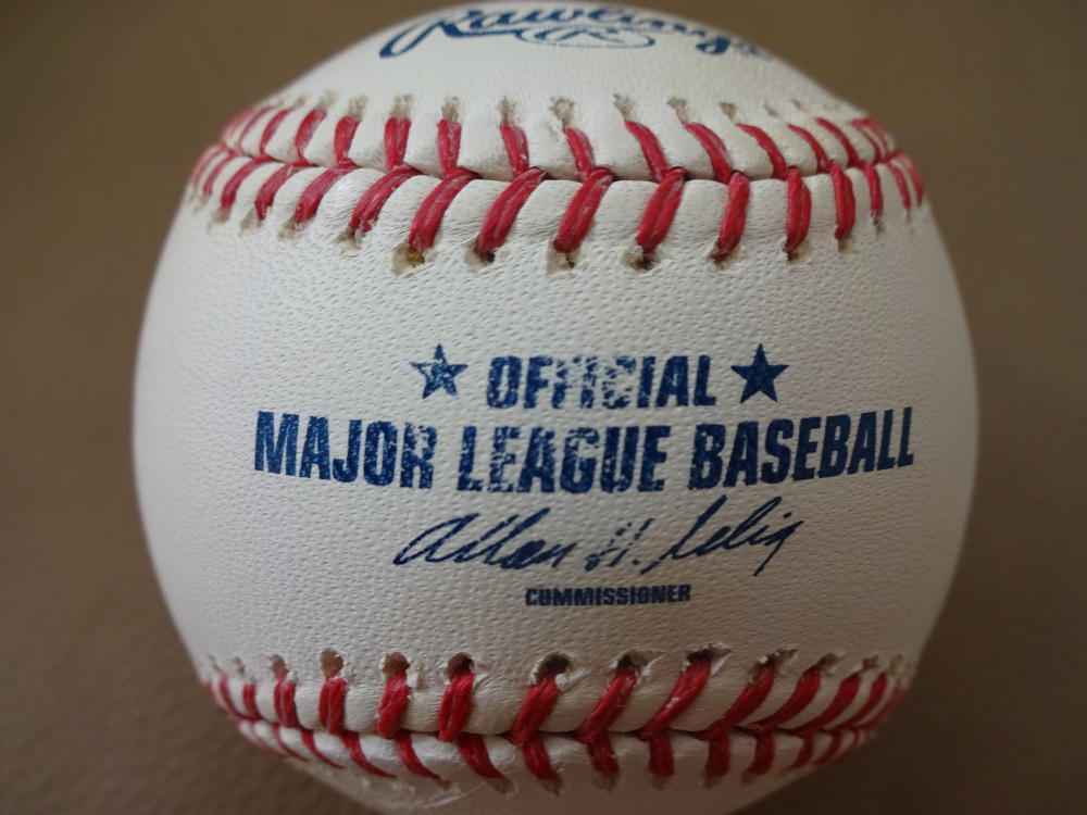  TOMMY  HANSON   ATLANTA   BRAVES   SIGNED AUTOGRAPHED   ROMLB BASEBALL W/COA