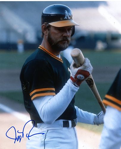 JEFF NEWMAN    OAKLAND  A'S      SIGNED 8X10