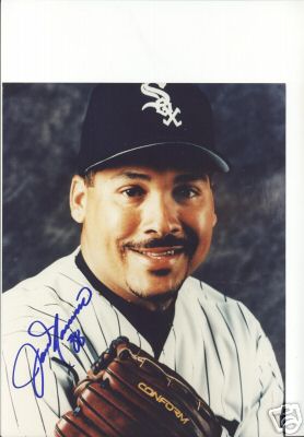 JAIME NAVARRO CHICAGO WHITE SOX SIGNED 8X10 PHOTO W/COA