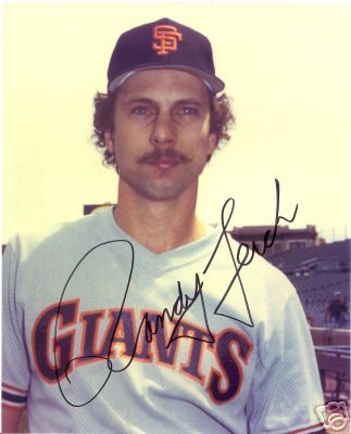 RANDY LERCH SAN FRANCISCO GIANTS SIGNED 8X10 PHOTO COA