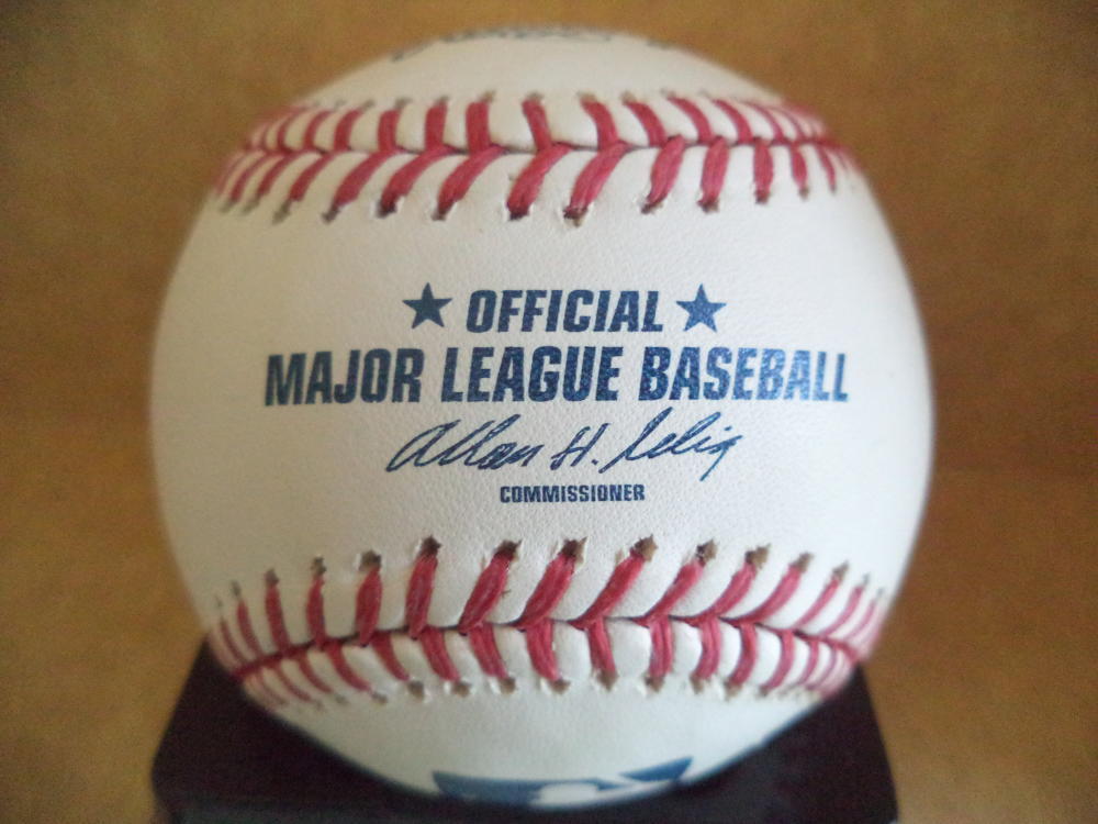 MARK ROGERS MILWAUKEE BREWERS SIGNED AUTOGRAPHED M.L. BASEBALL W/COA 