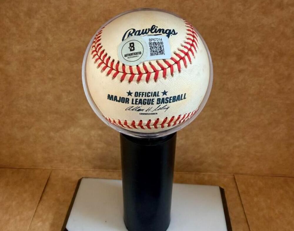 JESSE OROSCO METS/DODGERS SIGNED AUTOGRAPHED M.L. BASEBALL BECKETT AUTH