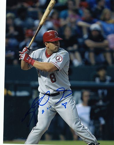 KENDRY  MORALES  ANAHEIM  ANGELS   SIGNED 8X10 PHOTO