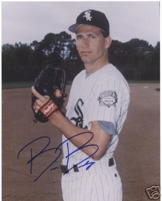 BRIAN BOEHRINGER CHICAGO WHITE SOX SIGNED 8X10 PHOTO