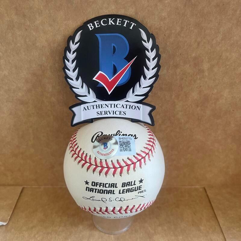 JOE BLACK DODGERS ROY 52 SIGNED AUTOGRAPHED N.L. BASEBALL BAS AUTHENTICATED