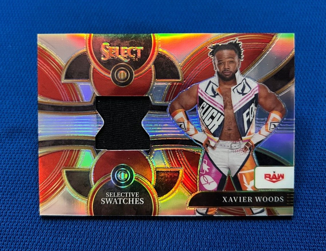 2024 PANINI SELECT XAVIER WOODS RAW SELECTIVE SWATCHES RELIC PRIZM CARD #SW-XWD
