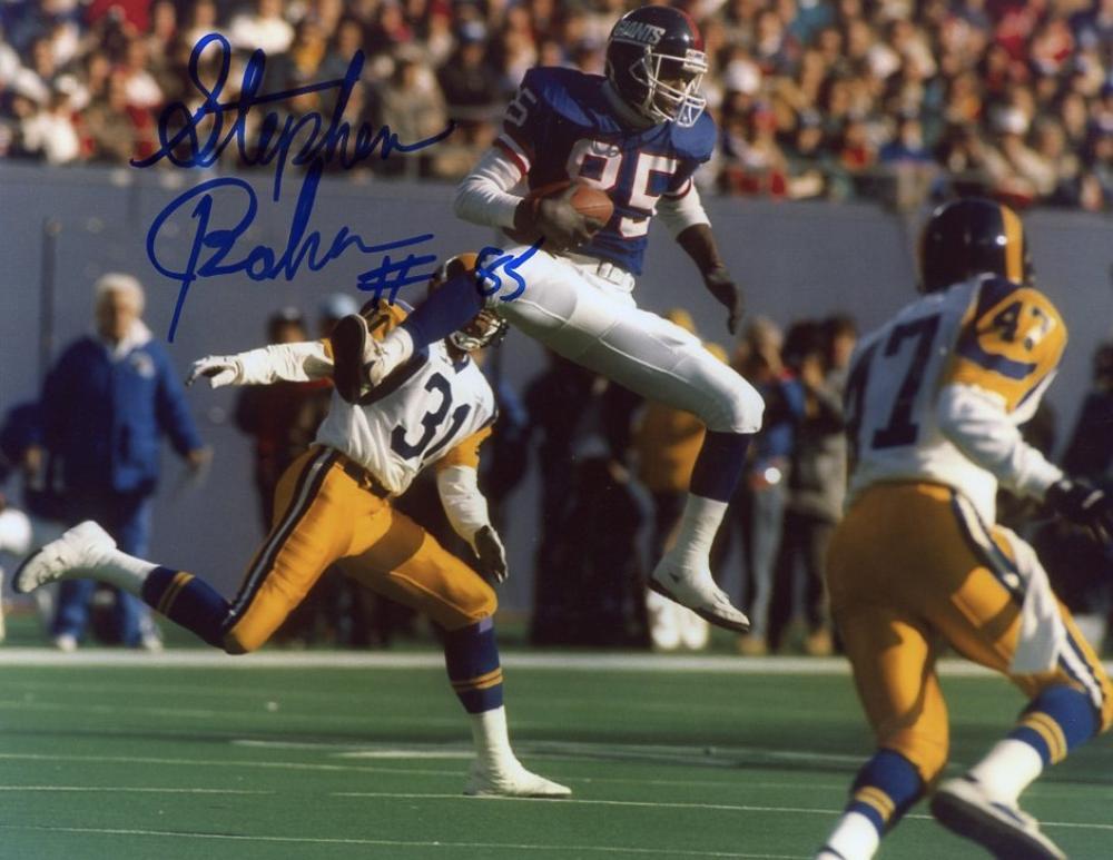 STEPHEN BAKER NEW YORK GIANTS SIGNED AUTOGRAPHED 8X10 PHOTO