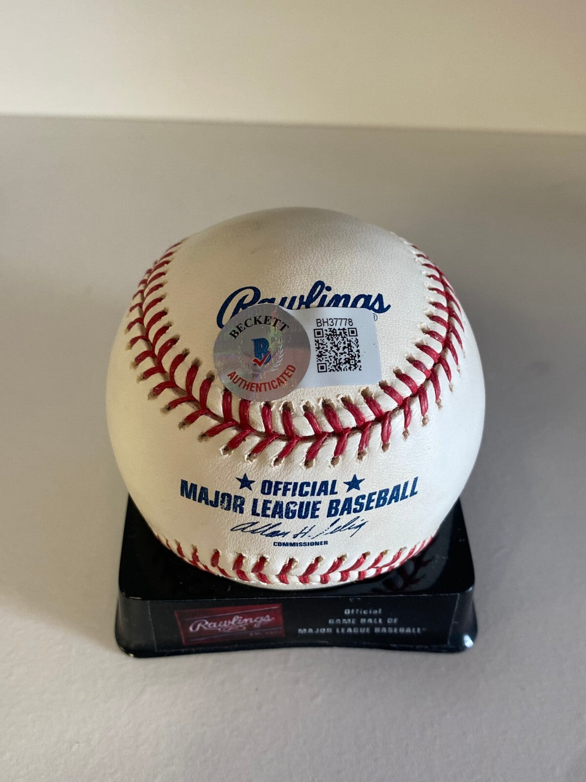 MARTY BRENNAMAN REDS HOF 2000 SIGNED AUTOGRAPHED M.L. BASEBALL BECKETT