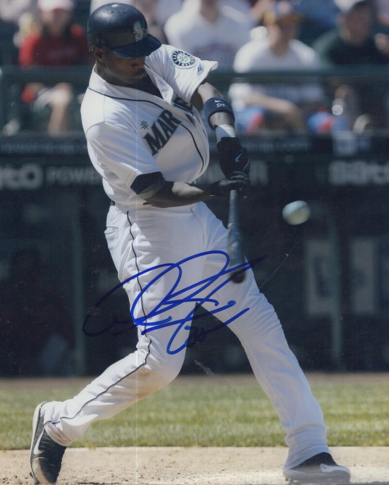 ADAM JONES MARINERS SIGNED AUTOGRAPHED 8X10 PHOTO W/ COA
