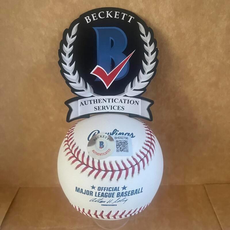FRANK TORRE PHILLIES/BRAVES SIGNED AUTO M.L. BASEBALL BECKETT AUTHENTICATED