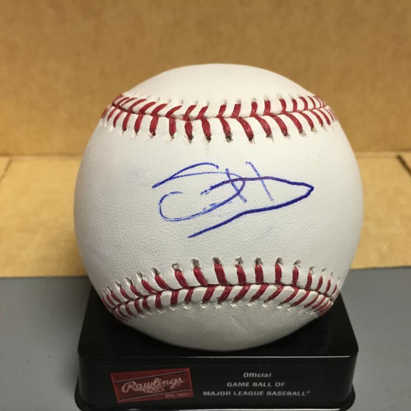 SLADE HEATHCOTT NEW YORK YANKEES M.L. SIGNED BASEBALL W/COA