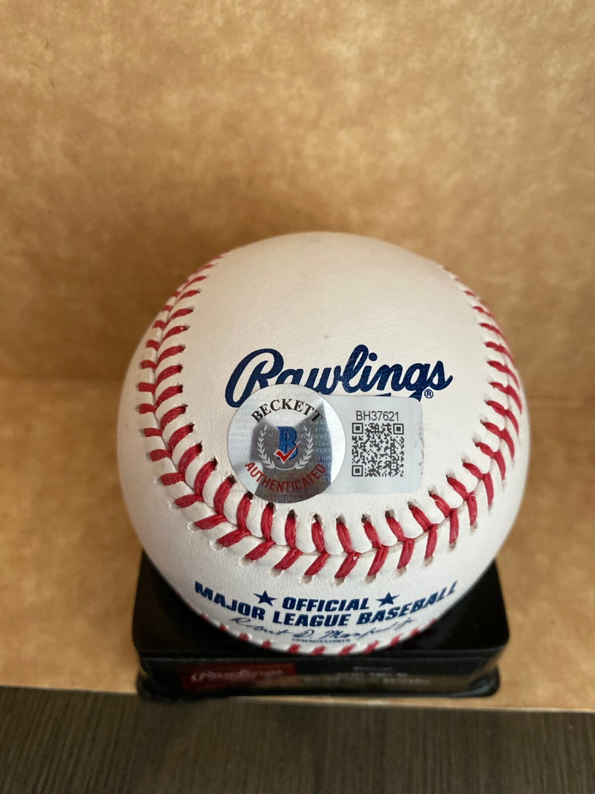 AMBIORIS TAVAREZ ATLANTA BRAVES SIGNED AUTOGRAPHED M.L. BASEBALL BECKETT *