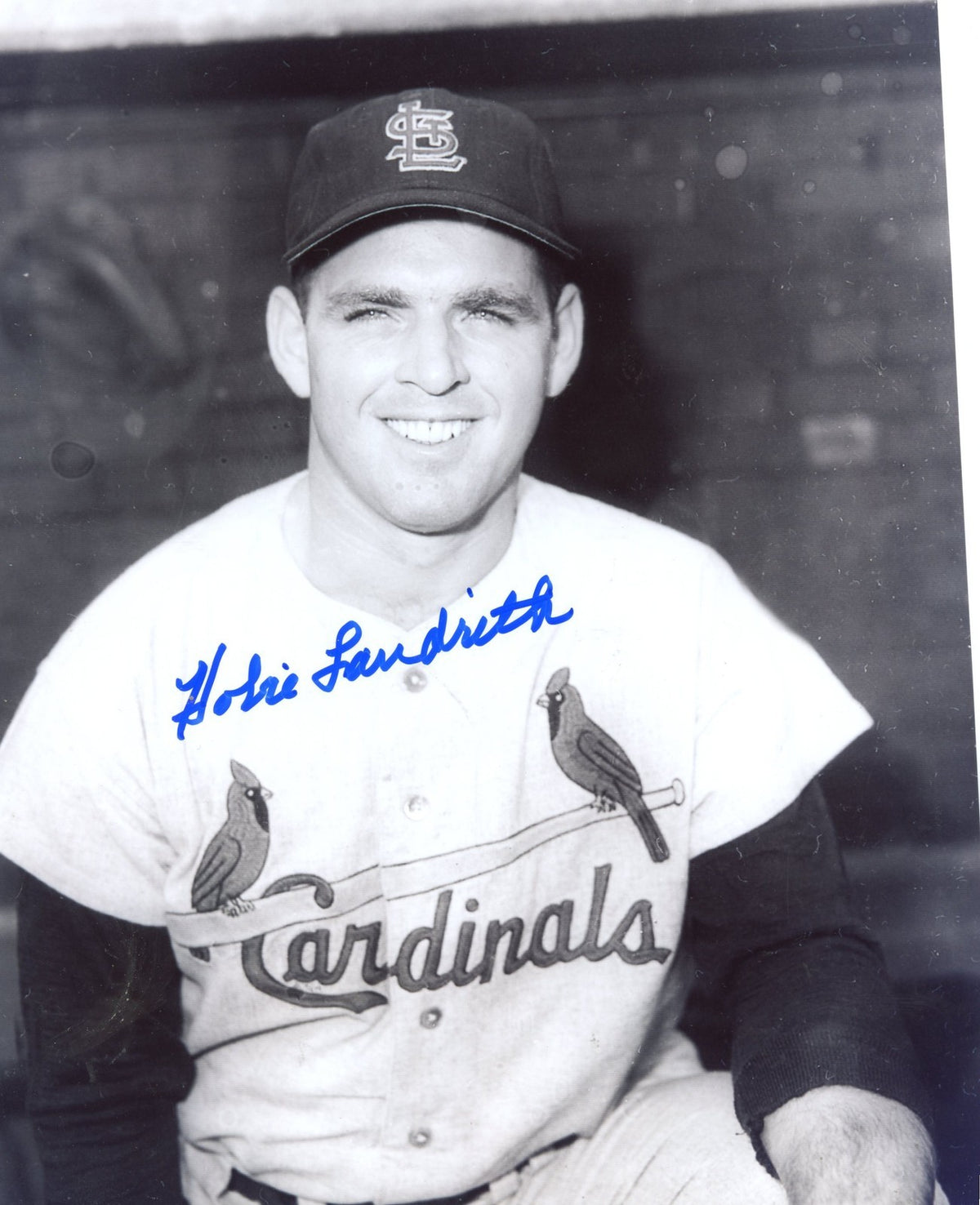 HOBIE  LANDRITH  ST. LOUIS  CARDINALS      SIGNED 8X10  PHOTO