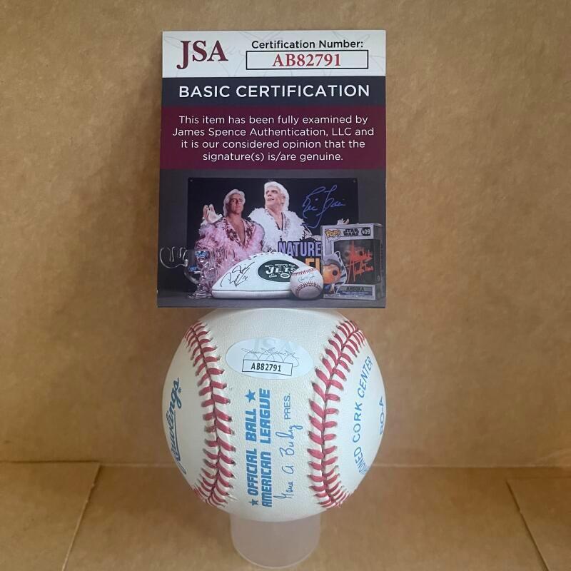 BOBBY DOERR BOSTON RED SOX SIGNED AUTOGRAPHED A.L. BASEBALL JSA AB82791