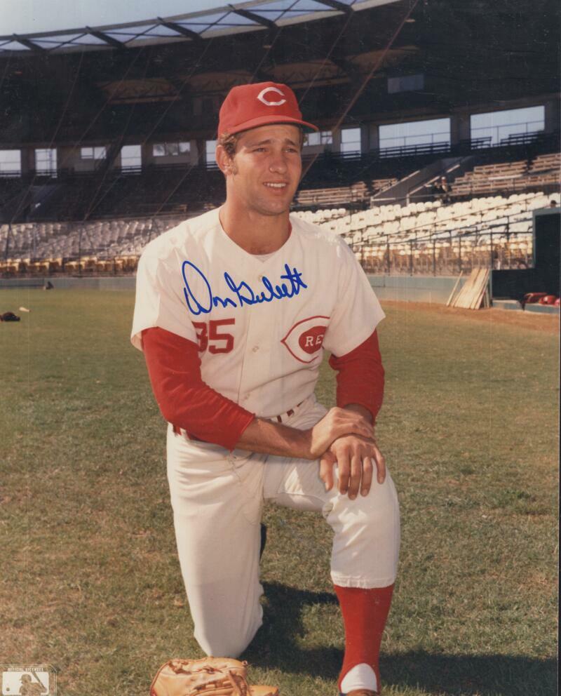 DON GULLETT CINCINNATI REDS SIGNED AUTOGRAPHED 8X10 PHOTO W/ COA