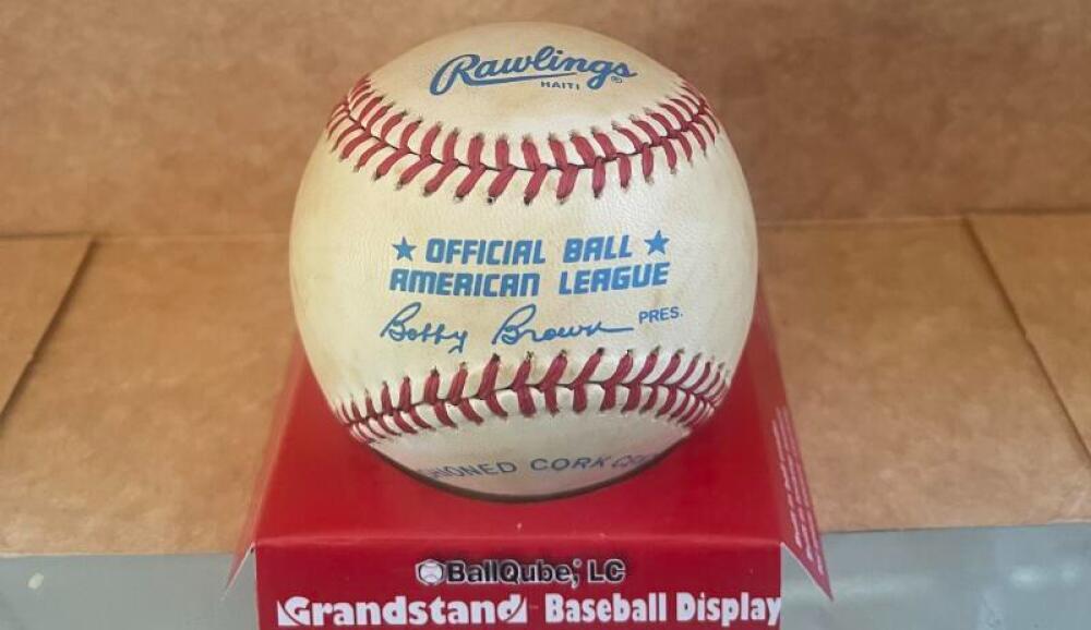 DANNY "BULL" TARTABULL YANKEES/MARINERS SIGNED AUTO A.L. BASEBALL BECKETT AUTH