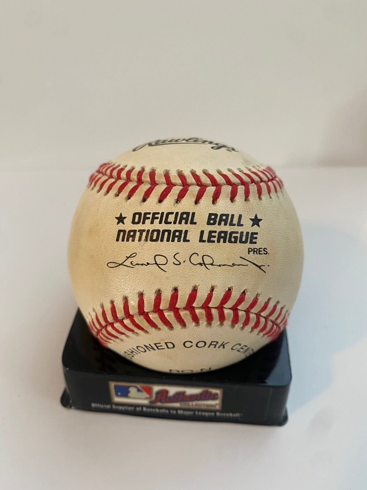 ALEX FERNANDEZ FLORIDA MARLINS SIGNED AUTOGRAPHED N.L. BASEBALL W/COA W/CUBE