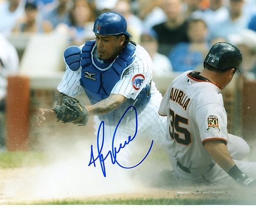 HENRY  BLANCO   CHICAGO  CUBS SIGNED  8X10 PHOTO