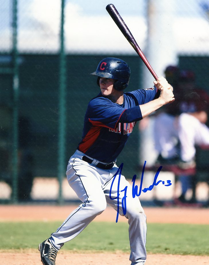 JOE  WENDLE CLEVELAND INDIANS  SIGNED  AUTOGRAPHED 8X10  PHOTO  
