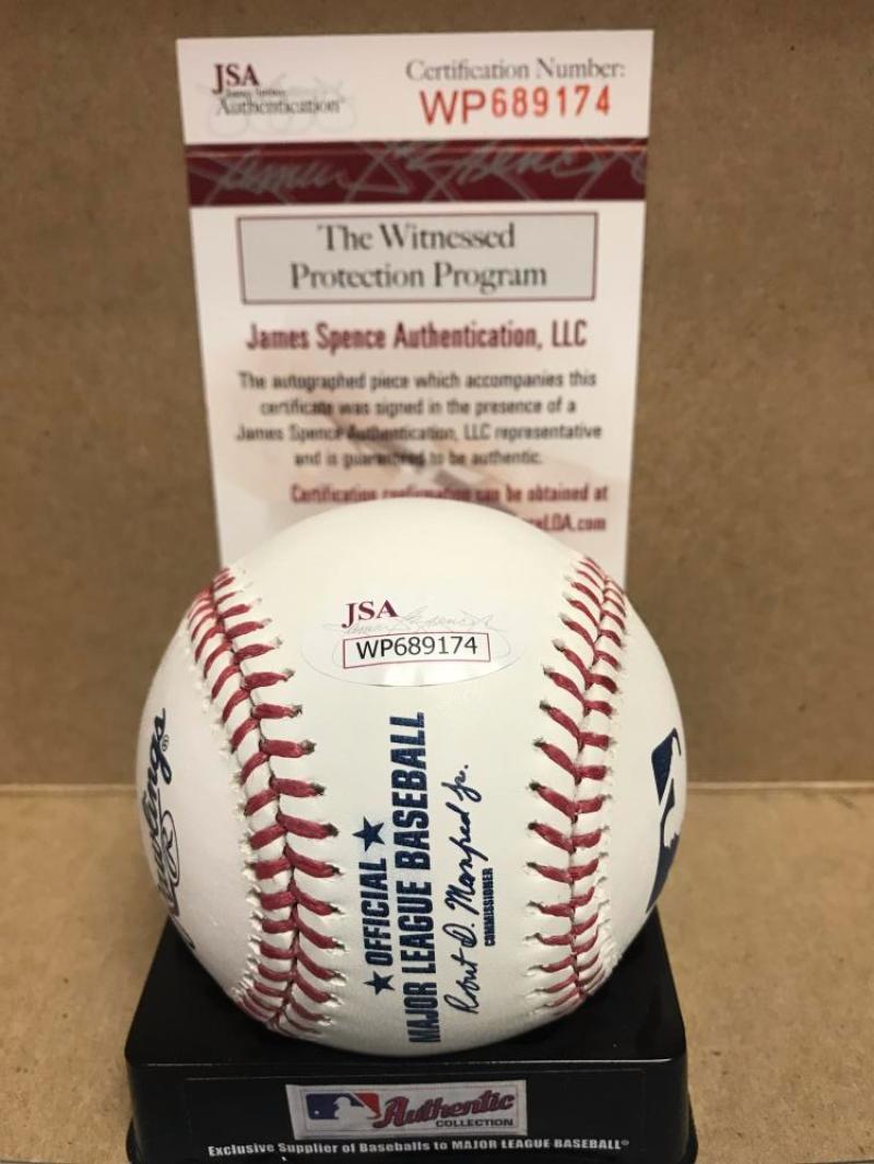 TAYLOR TRAMMELL SEATTLE MARINERS SIGNED M.L. BASEBALL JSA WP689174