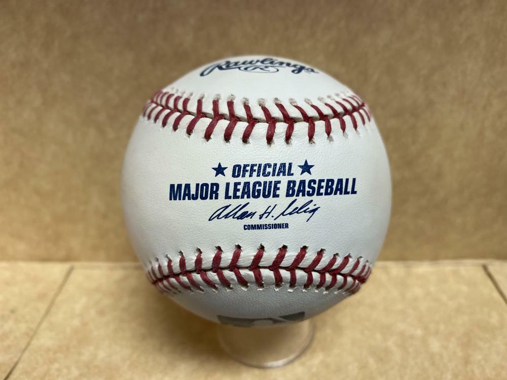 LEON BROWN 1976 NEW YORK METS #21 SIGNED AUTOGRAPHED M.L. BASEBALL W/ COA