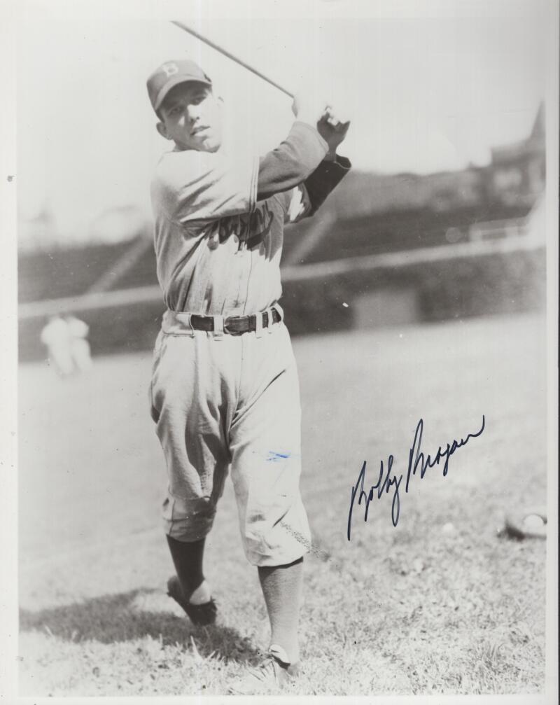 BOBBY BRAGAN  BROOKLYN DODGERS SIGNED AUTOGRAPHED 8X10 PHOTO W/ COA