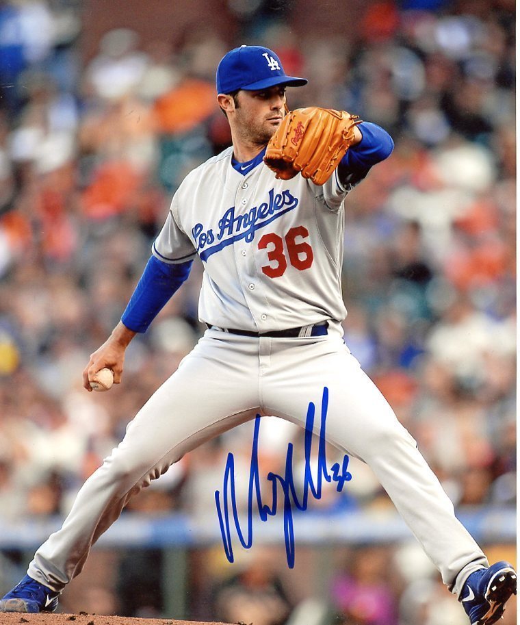 MATT MAGILL LOS ANGELES DODGERS SIGNED AUTOGRAPHED 8X10 PHOTO W/COA