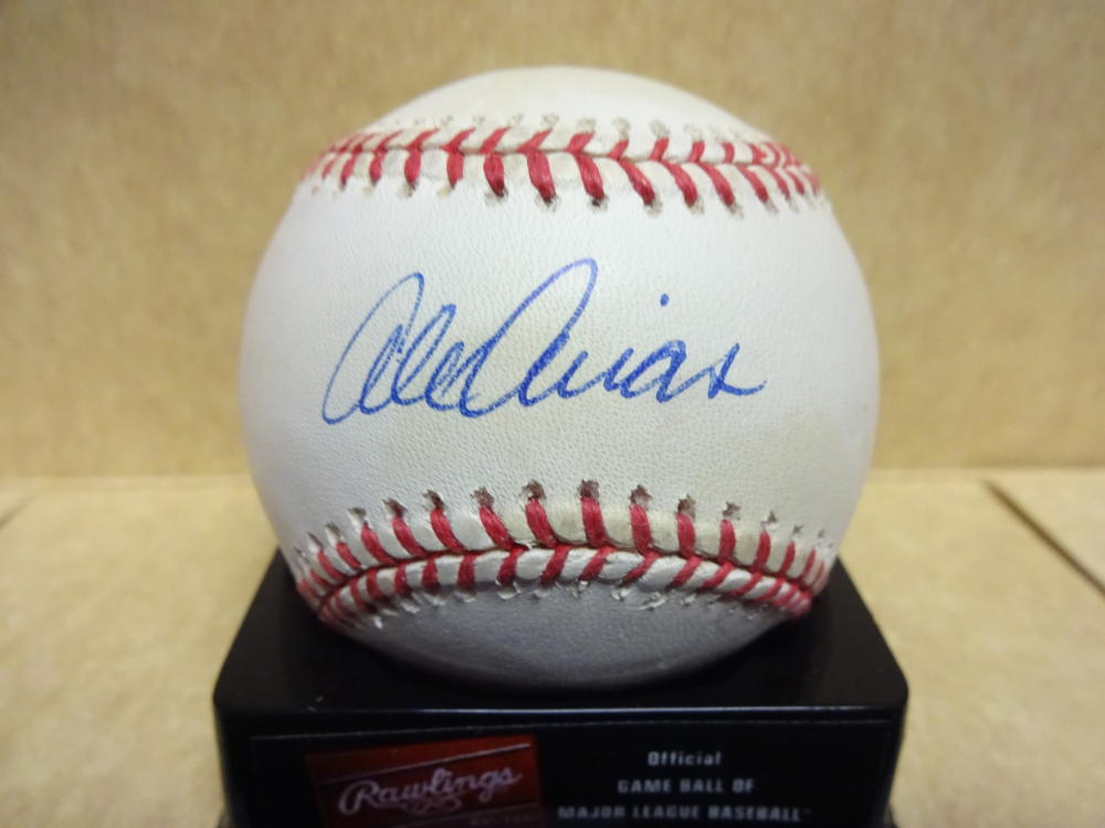 ALEX ARIAS MARLINS 1997 WORLD SERIES SIGNED BASEBALL W/COA