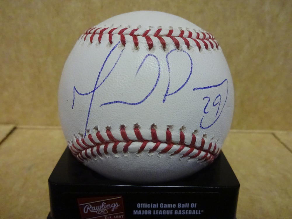 MIGUEL PEREZ PITTSBURGH PIRATES SIGNED M.L. BASEBALL W/COA