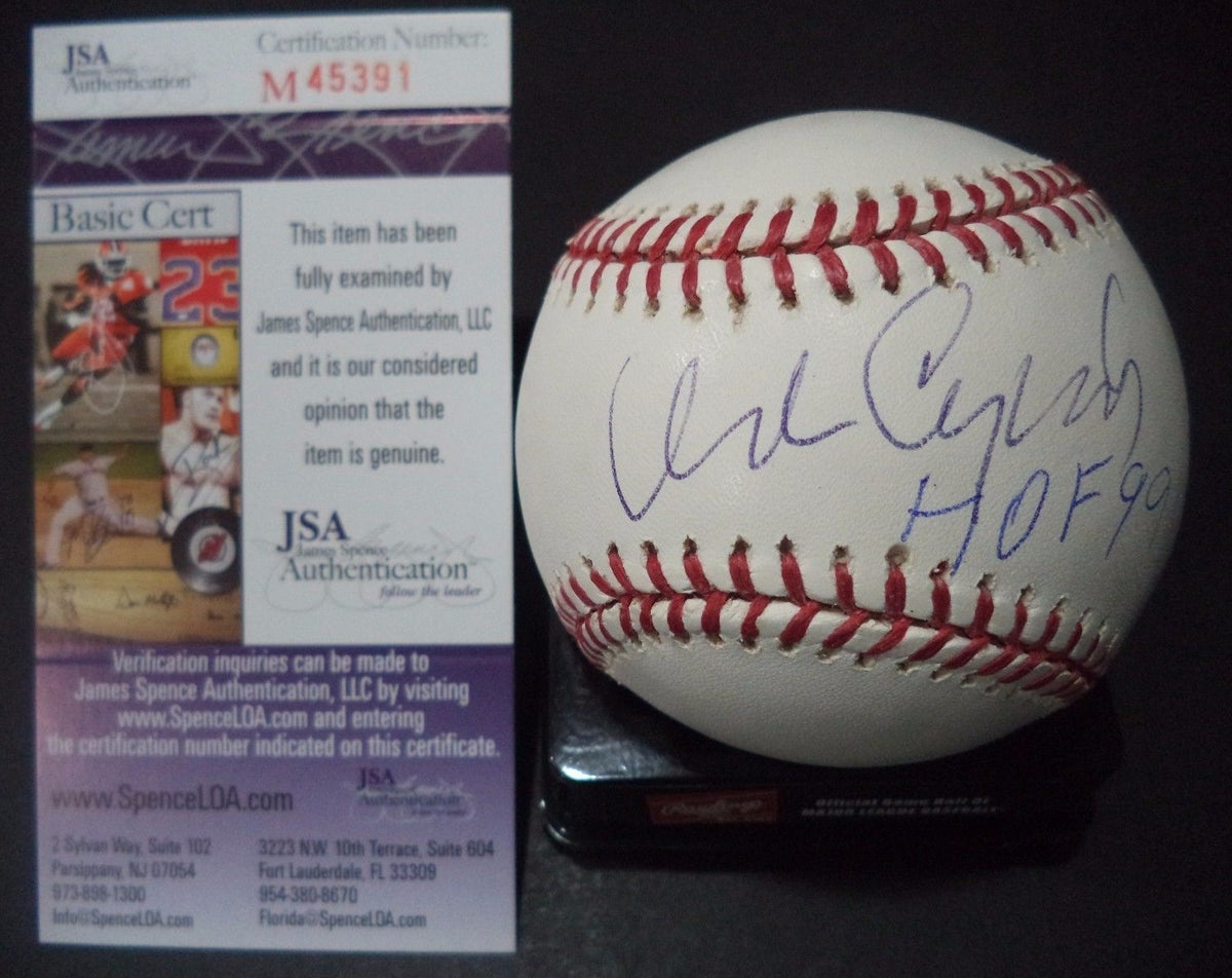 ORLANDO CEPEDA HOF 99 CARDINALS SIGNED AUTOGRAPH ROMLB BASEBALL JSA COA #M45391