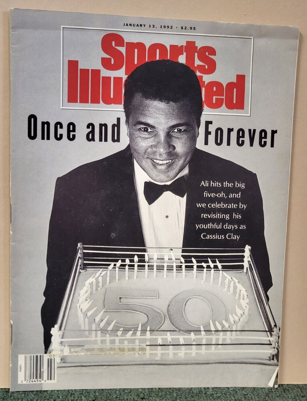 1992 SPORTS ILLUSTRATED MAGAZINE MUHAMMAD ALI ONCE AND FOREVER COVER RARE *