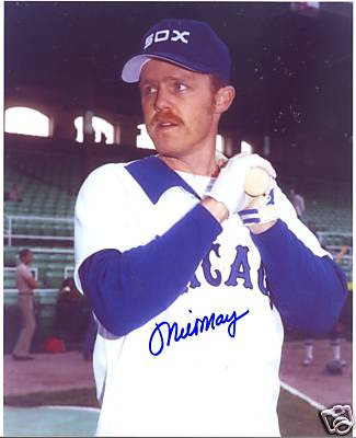 MILT MAY CHICAGO WHITE SOX SIGNED 8X10 PHOTO W/COA