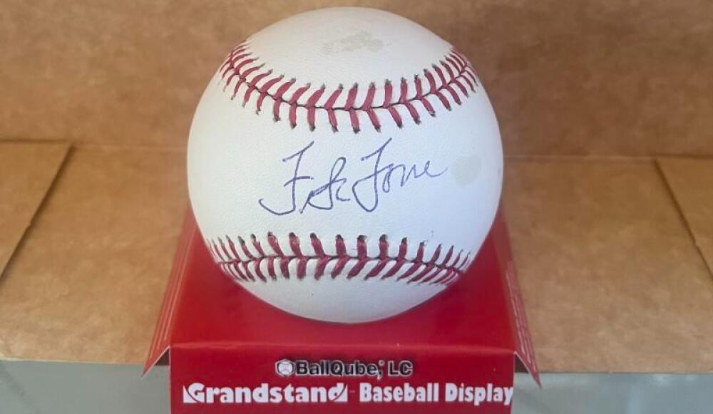 FRANK TORRE MILWAUKEE BRAVES SIGNED AUTOGRAPHED M.L. BASEBALL BECKETT AUTH