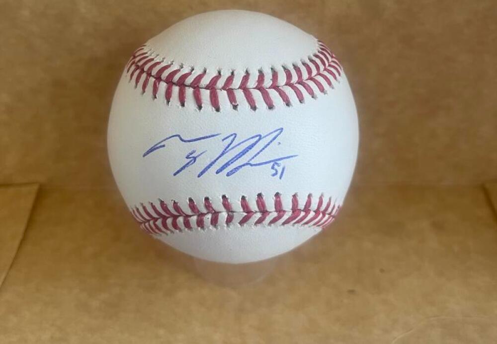 TYLER MAHLE REDS/TWINS SIGNED AUTOGRAPHED M.L. BASEBALL BECKETT AUTH