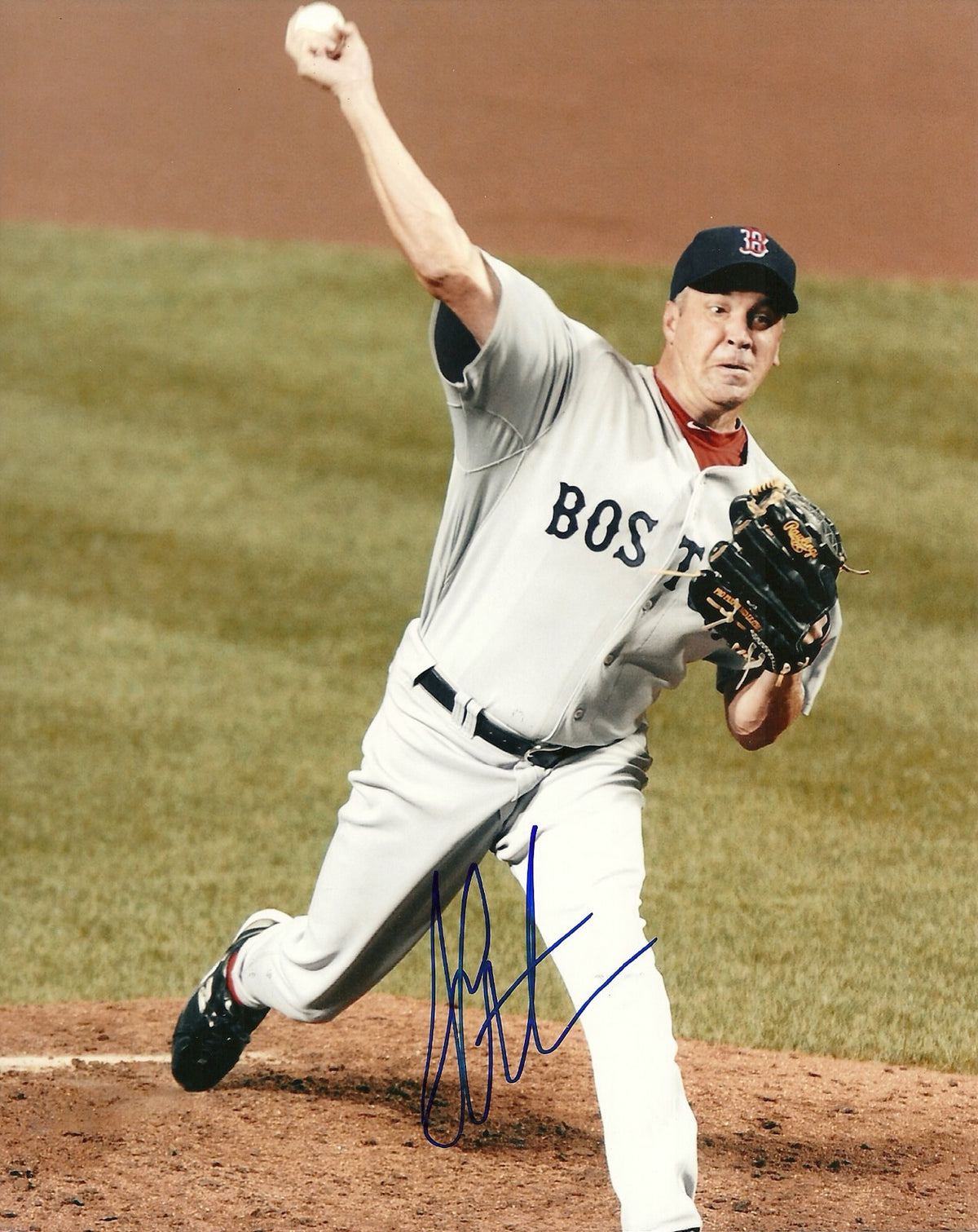 SCOTT ATCHISON BOSTON RED SOX SIGNED AUTOGRAPHED 8x10 PHOTO W/COA ACTION