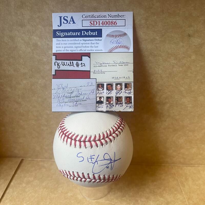 ALERICK SOULARIE MINNESOTA TWINS SIGNATURE DEBUT SIGNED M.L. BASEBALL JSA SD1400