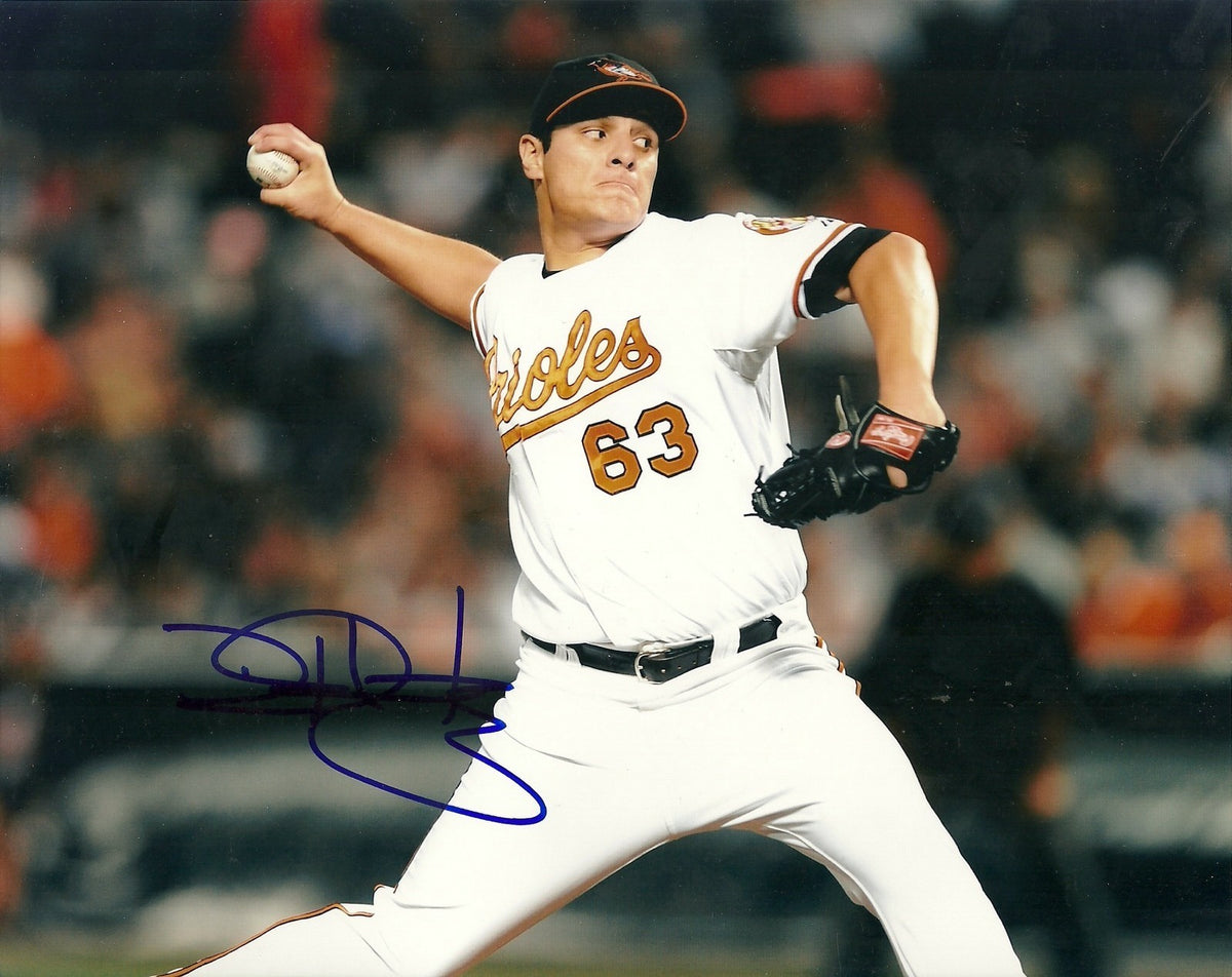 DAVID HERNANDEZ BALTIMORE ORIOLES SIGNED AUTOGRAPHED 8x10 PHOTO W/COA
