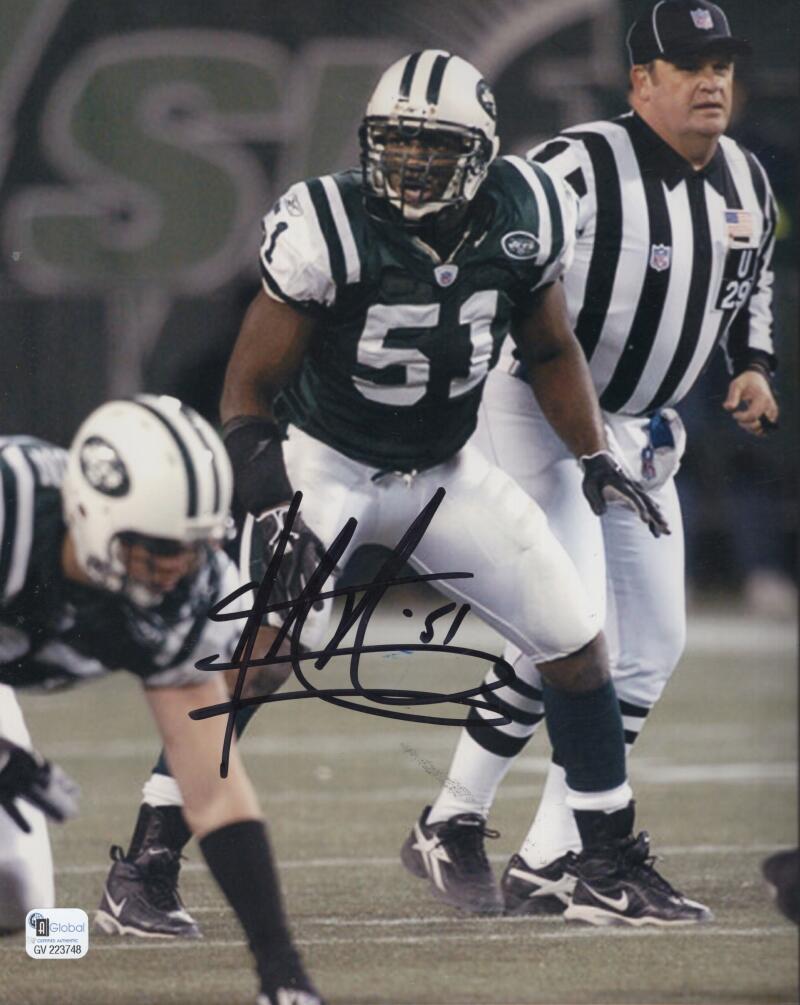 JONATHAN VILMA JETS SIGNED AUTOGRAPHED 8X10 PHOTO W/ COA