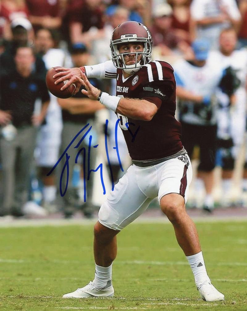 TREVOR KNIGHT TEXAS A&M QB 2014 SUGAR BOWL MVP SIGNED AUTOGRAPHED 8X10 PHOTO
