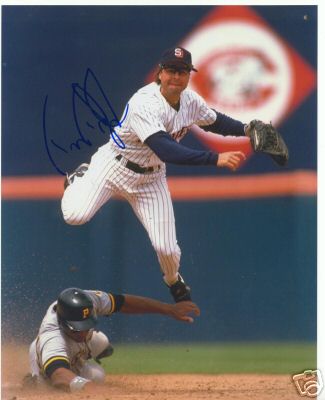 TIM TEUFEL SAN DIEGO PADRES SIGNED 8X10 PHOTO W/COA