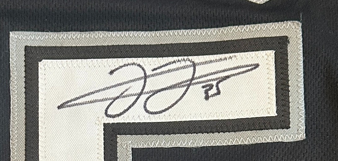 FRANK THOMAS WHITE SOX SIGNED AUTO STATISTIC BLACK STITCHED JERSEY SZ XL BECKETT