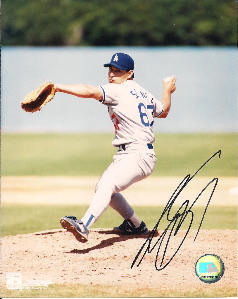RUDY SEANEZ LOS ANGELES DODGERS AUTOGRAPHED SIGNED 8X10 PHOTO W/COA