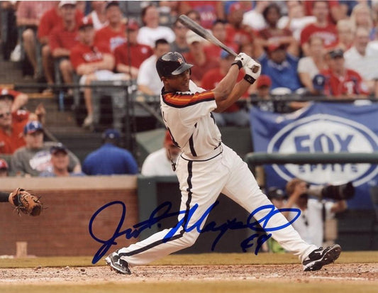 JUSTIN MAXWELL ACTION  HOUSTON ROCKETS SIGNED AUTOGRAPHED 8X10 W/COA 
