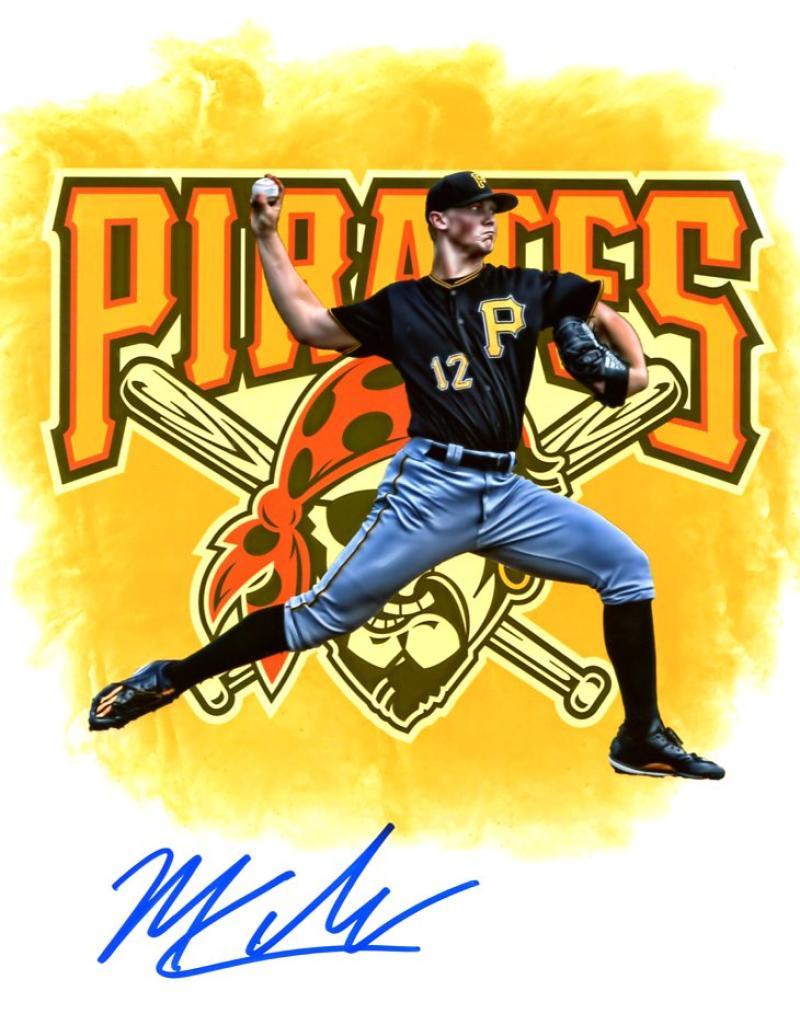 MITCH KELLER PITTSBURGH PIRATES EDIT SIGNED 8X10 PHOTO W/COA
