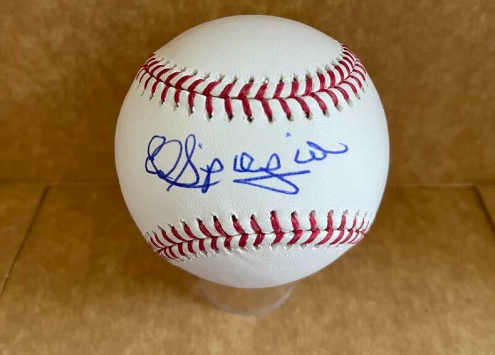 ED SPIEZIO PADRES/CARDINALS SIGNED AUTO M.L. BASEBALL BAS BA26110