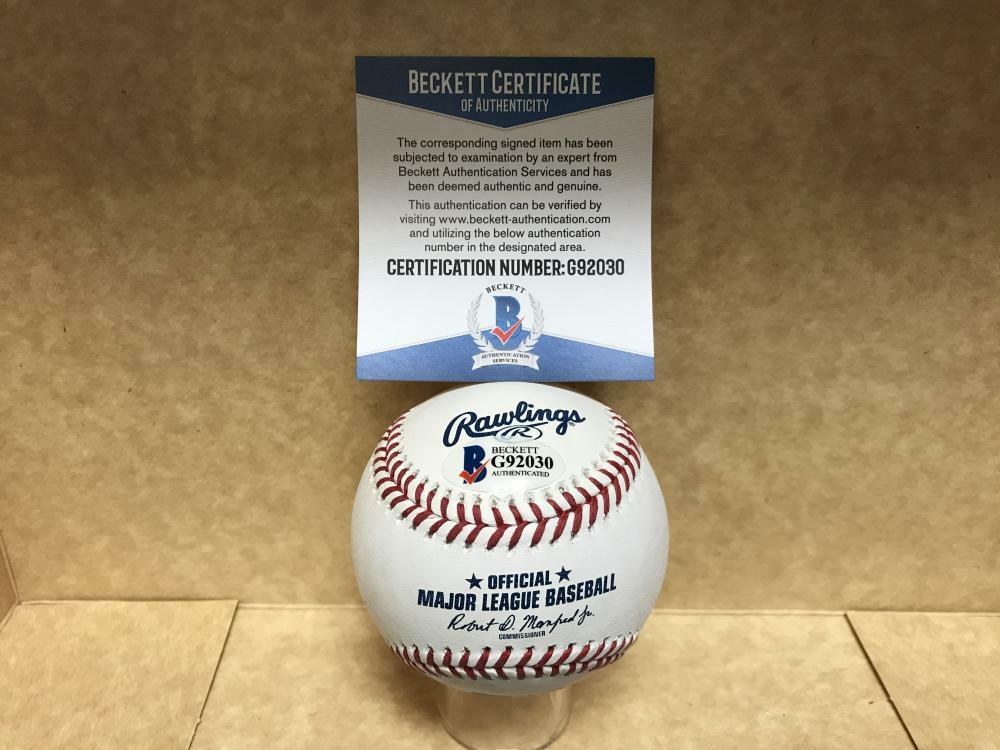 ALEX KIRILLOFF MINNESOTA TWINS SIGNED M.L. BASEBALL BECKETT G92030