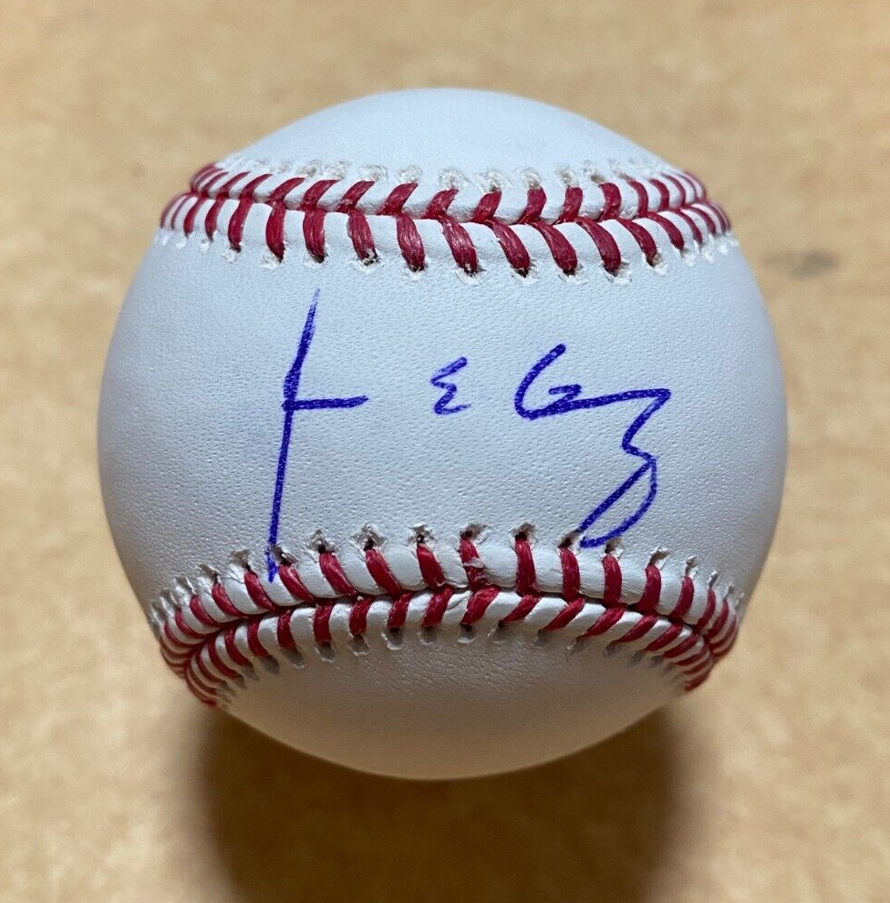 JARLIN GARCIA MARLINS/GIANTS SIGNED AUTOGRAPHED M.L. BASEBALL W/COA