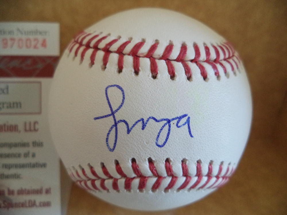 FRANCISCO MEJIA CLEVELAND INDIANS SIGNED AUTO M.L. BASEBALL JSA WP970024