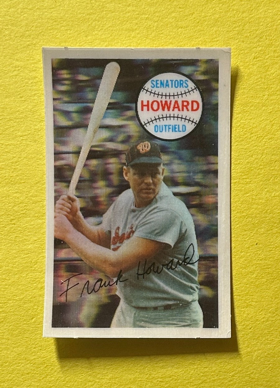1970 KELLOGG'S 3-D FRANK HOWARD #6 SENATORS