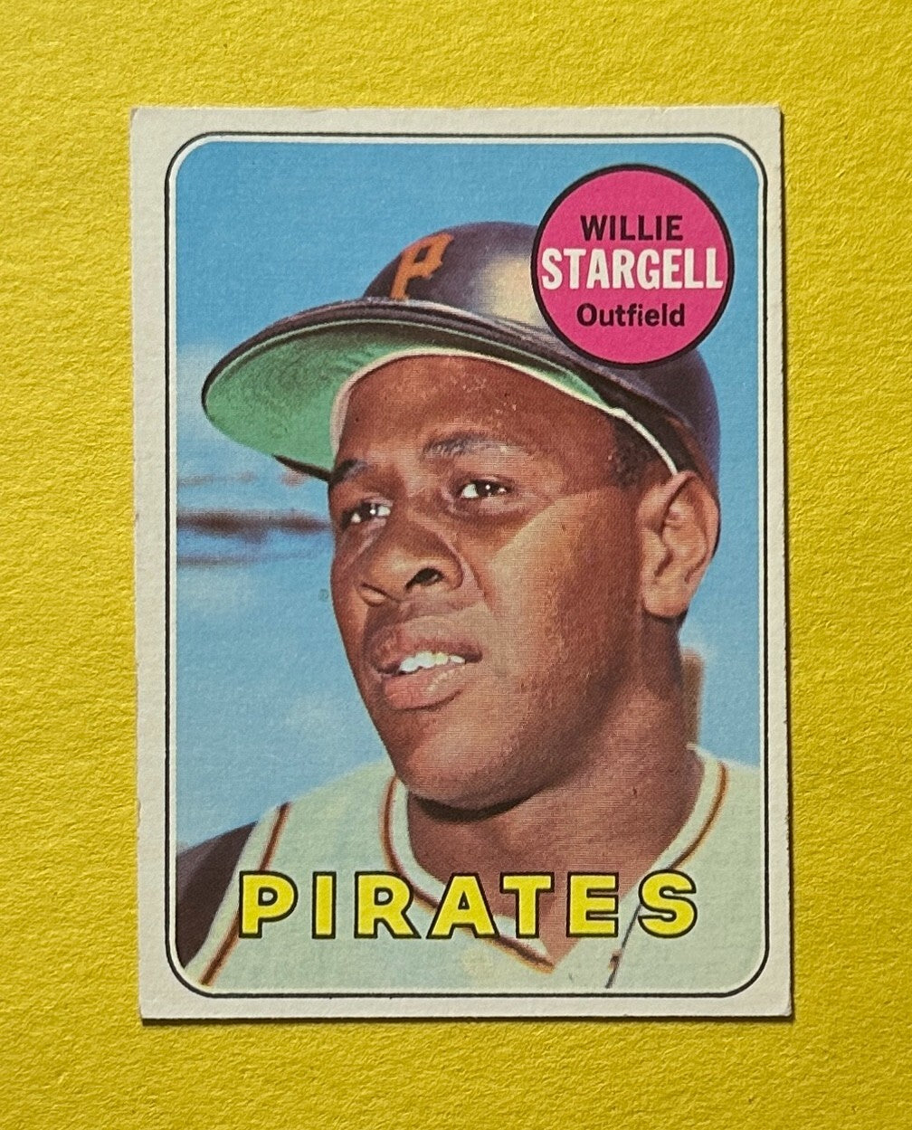 1969 TOPPS WILLIE STARGELL #545 PIRATES HOF